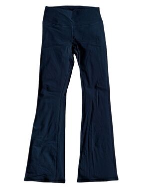 ALO YOGA High-Waist Black Flared Yoga Pants Medium